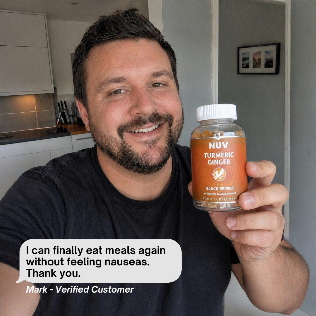 NUV Ginger Gummies For GLP-1 Nausea Relief