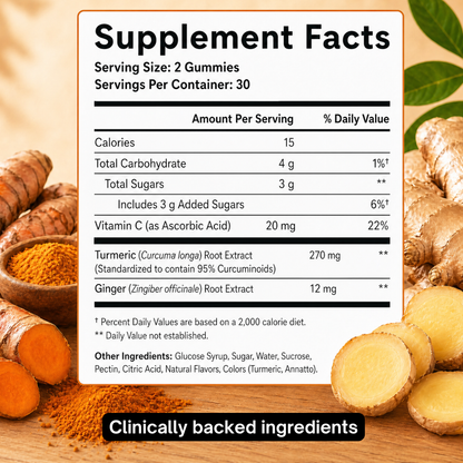 NUV Ginger Gummies For GLP-1 Nausea Relief
