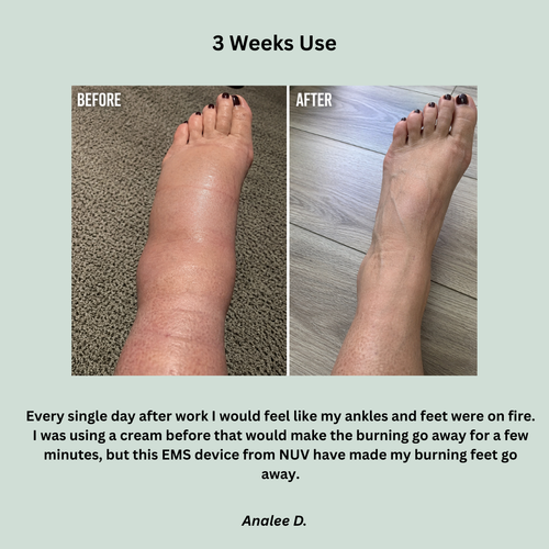 NUV Pain Relief Wrap - Advanced EMS Technology for Feet & Ankles