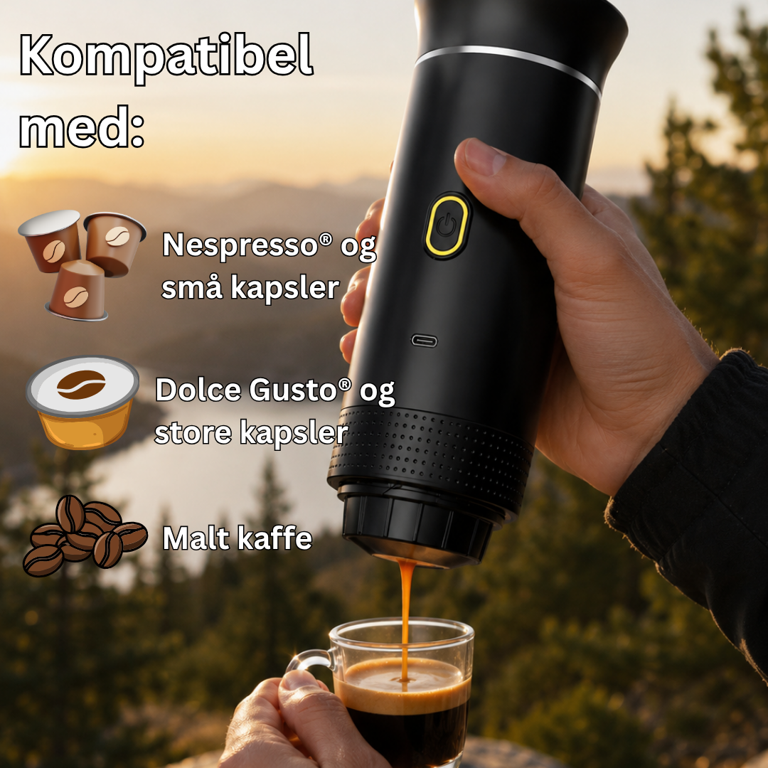 Bærbar Espressomaskin - Klar For Eventyr