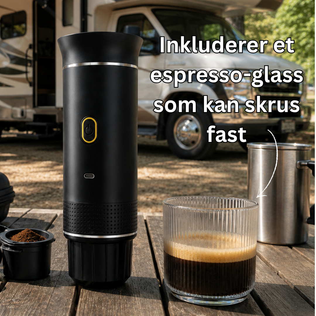 Bærbar Espressomaskin - Klar For Eventyr